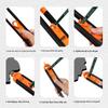 Multifunctional Ellipse Profile Gauge & Contour Ruler for Woodworking