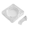 Transparent Acrylic Protective Coin Display Case for 40mm Diameter with Stand Suitable for Collectors and Medal Storage