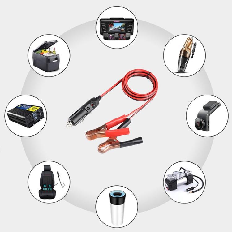 Premium 12V-24V Car Battery to Car Power Adapter Plug Socket Cord