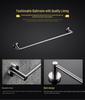 60 Series Model 304 Stainless Steel Wall-Mounted Towel Rack with Mirror Finish & Towel Ring