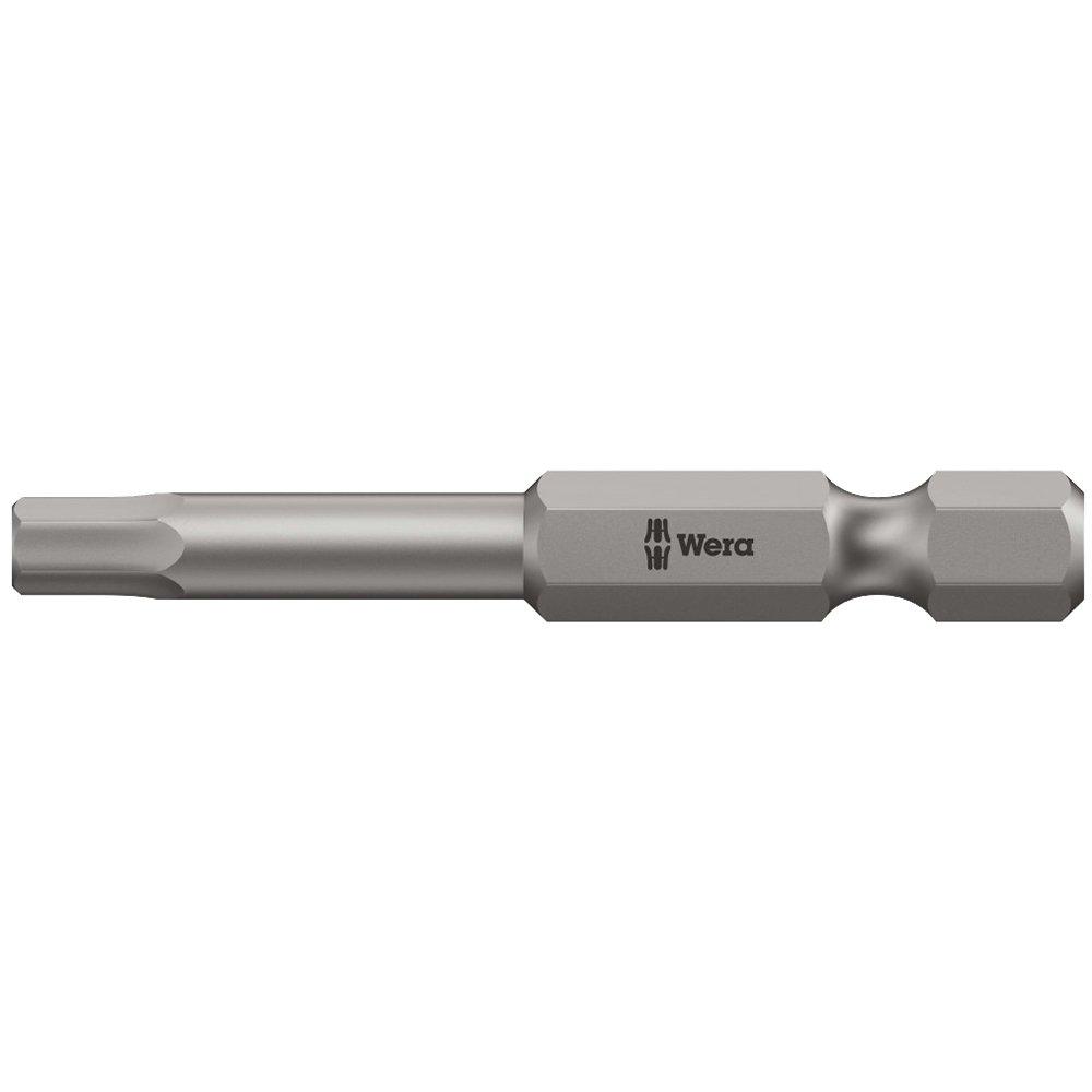 WERA Hex Plus Driver Cutting 152mm Overall 380047 Bit, 6.35mm Drive, 5/32" Edge, Length,