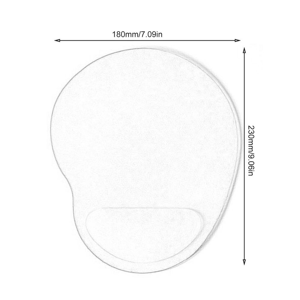 PC Laptop 1PC Gel Wrist Support EVA Non-slip Ergonomic Desk Pads Mouse Pad Mice Mat Mouse Wrist Pad