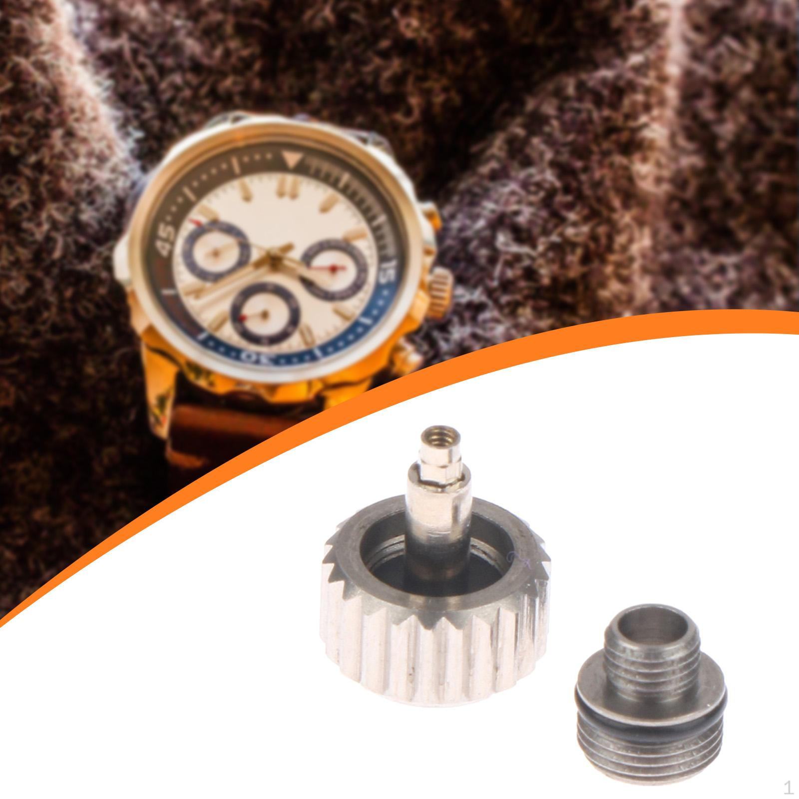 

Watch Crown Accessories 7mm Lightweight Portable Parts with Long Stem Repairing Tool