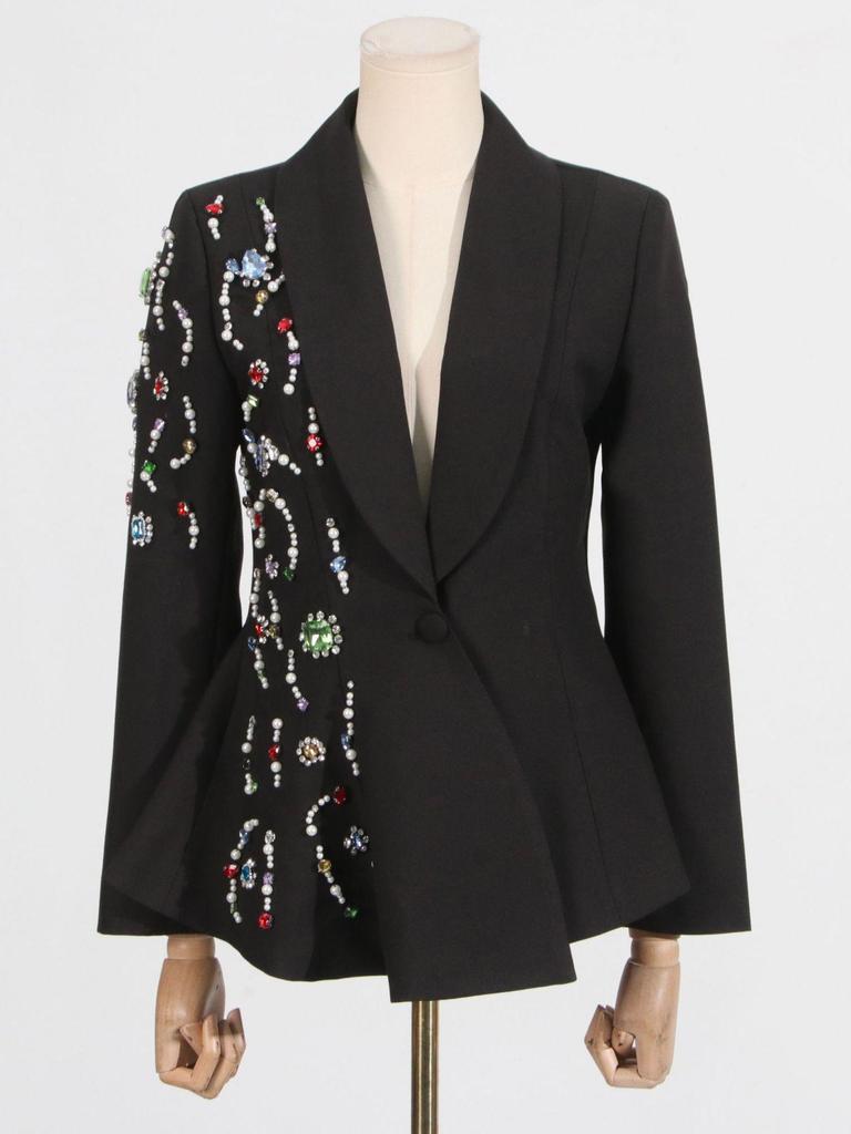 2025 European & American Slim Fit Autumn Women's Suit Jacket - Chic & Commuter Style