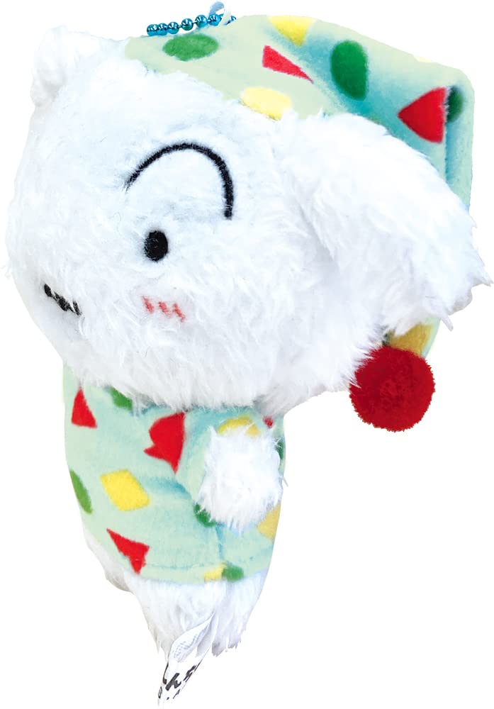 Crayon Shin-chan Plush Mascot Shiro Pajamas++