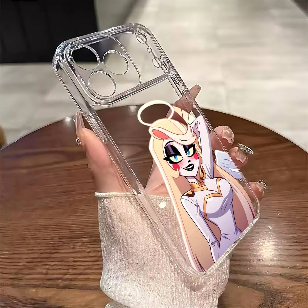 Charlie Morningstar H-Hazbin H-Hotel Handyhülle Für iPhone 17 16 15 14 13 12 11 Mini Pro Max Plus Transparente Hülle