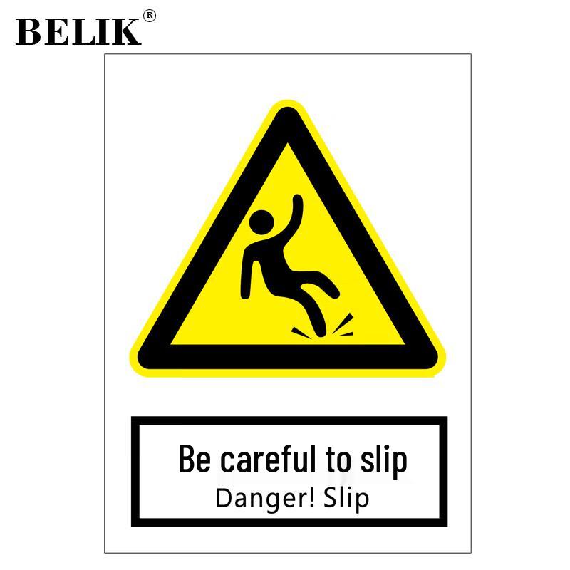 BELIK Safety Warning Sign - Slippery Floor 22x30 CM