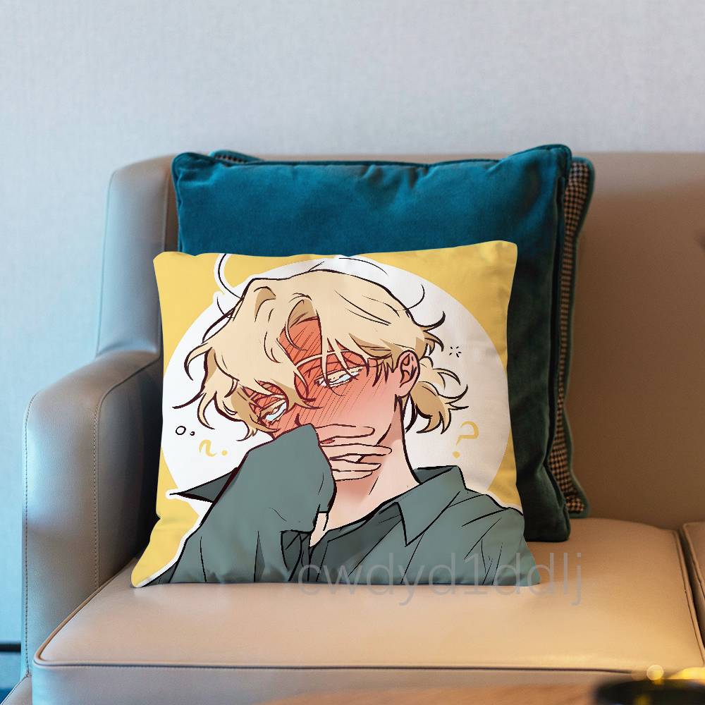 AAlien Stage Luka Pillow Case Short Plush Sofa Decorative Gift Home Doublesided Printing Cushio