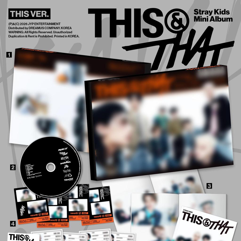 Stray Kids [QUESTO E QUELLO] (QUESTA VERS., QUELLA VERS.) Mini Album + Regalo Gratuito