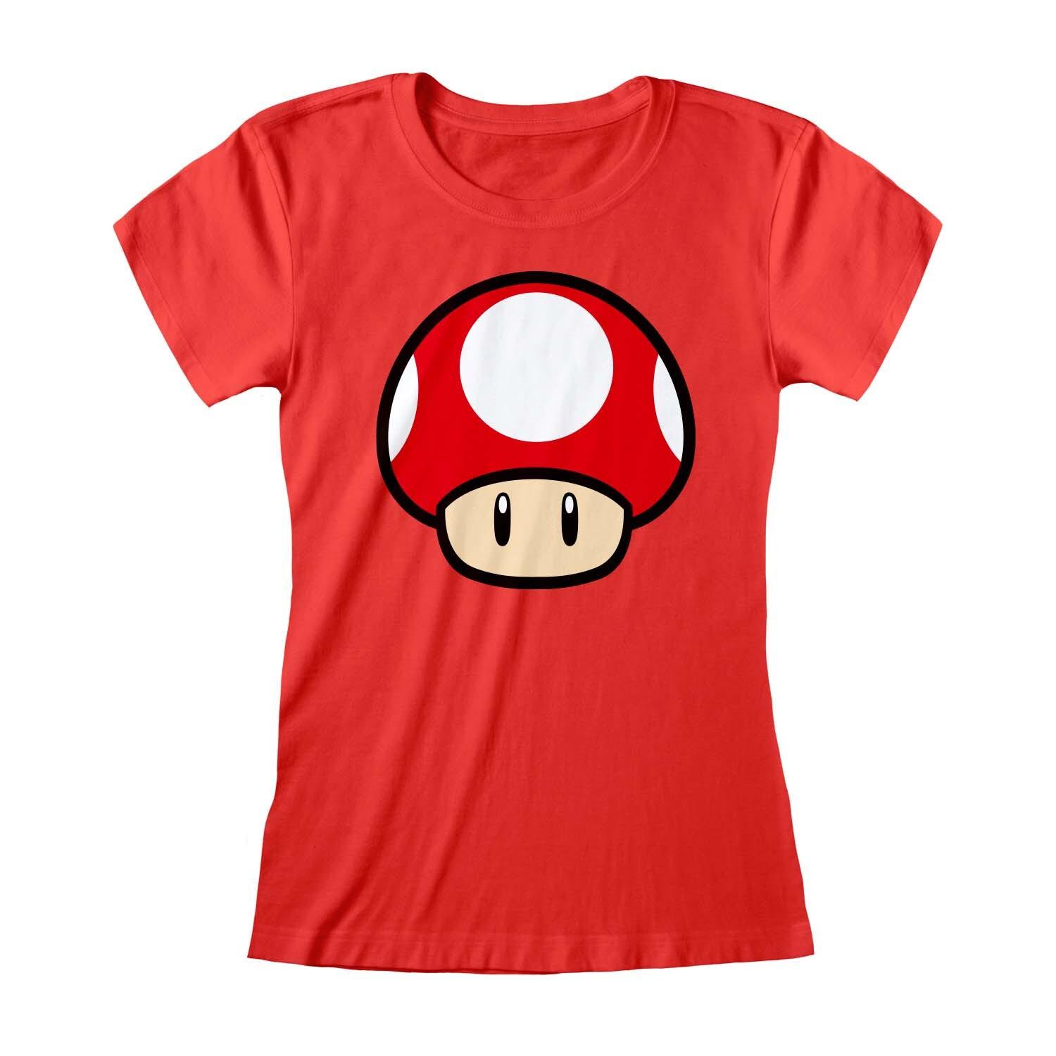 Nintendo Super Mario Bros Powerup Official Merch Fitted T-shirt MLXL2XL M