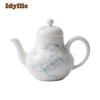 135ml Hand-painted Peach Blossom Teapot Japanese Tea Infuser Pot Tea Maker Kettle With Strainer Cafes Supplies Ornaments Craft