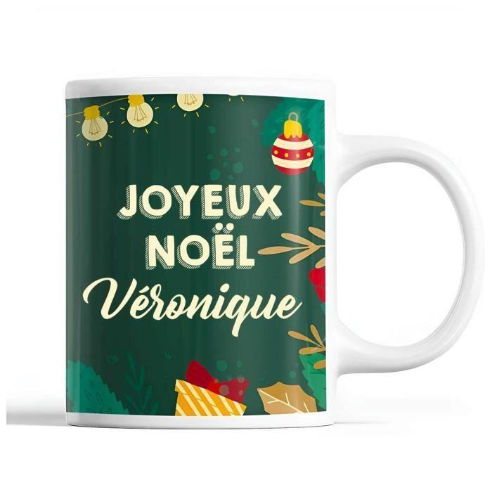 Mug - Noël Véronique - Ceramic - Front/Back Print - 325 Ml - Secret Santa Gift