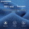 Men's 100% Merino Wool Mock Neck Pullover Sweater