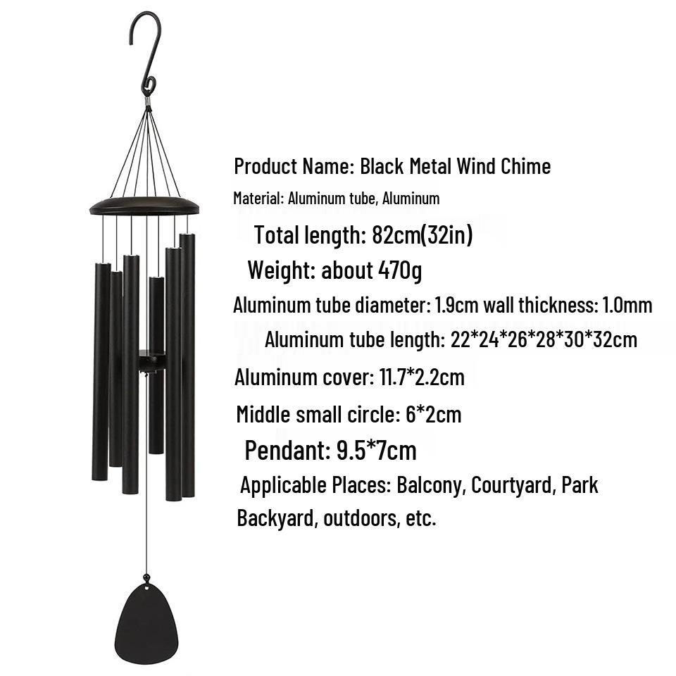 Relaxing Melody Wind Chime: Outdoor Décor Gift for Mom, Grandma, Housewarming, Wedding, Anniversary, Birthday