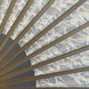 White Lace Handheld Fan Handmade Hand Cranked Fan Creative Shell Fan  Wedding