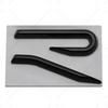 New R Emblem Car Metal Body Tail Trunk Sticker Accessories For Volkswagen VW GTI Rline Polo Golf MK8 Touareg Passat Magotan CC zd0