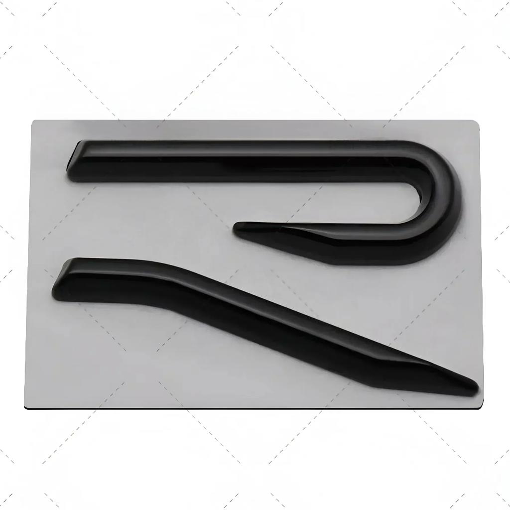New R Emblem Car Metal Body Tail Trunk Sticker Accessories For Volkswagen VW GTI Rline Polo Golf MK8 Touareg Passat Magotan CC zd0