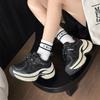 2025 autumn and winter new thick-soled heightening women's versatile casual shoes fashion sports single shoes trendy shoes comfortable dad shoes