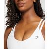 Gymshark Double Up Sports Bra White B8a5v Wb57