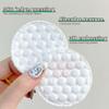 Large Pearl Texture Cotton Pads 100pcs Double Sided Round Soft for Makeup Remover Face Cleansing