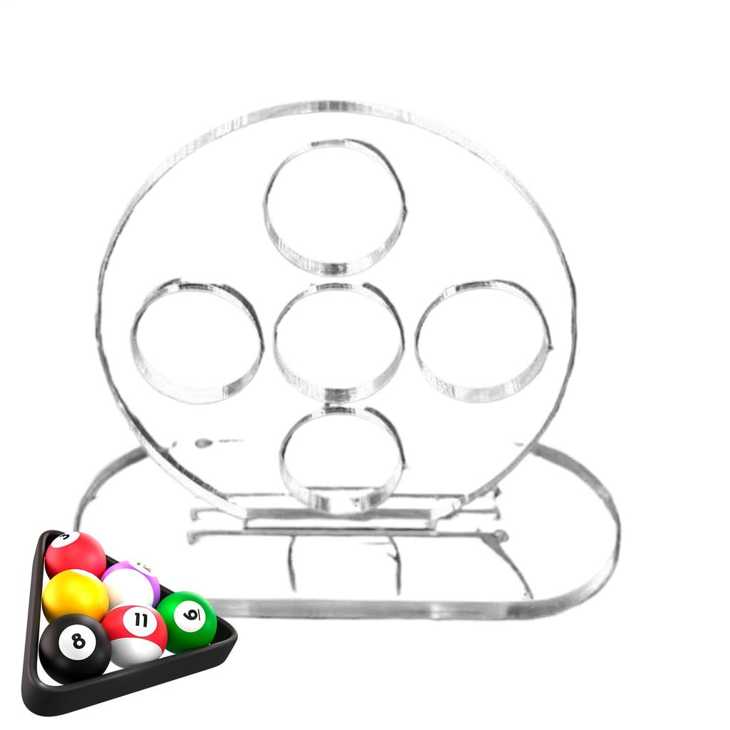 Billardstock Schlagtrainer Poolstock Übungstrainer Mit Anti-Rutsch-Basis Acryl Pool Trainingshilfe Für 8-Ball