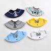 Baby Bibs Gentleman Tie Bandana Bib Cotton Soft  Degree Round Waterproof Baby Boys Girls Burp Cloths Feeding Accessories