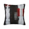 Red Black Gray Geometric Abstract Pattern Pillowcase Cushion Comfort Throw Pillow Sofa Cushions Used Home Bedroom Living Room