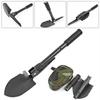 Portable Foldable Shovel With Compass Multi Purpose For Camping Hiking Backpacking Gardening Hiking Accessories Outdoor Tools