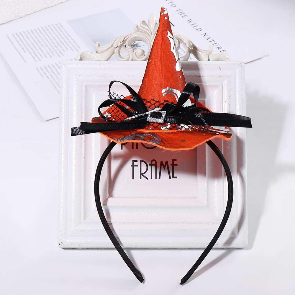 Cartoon Kürbis Hexenhut Halloween Haarreif Halloween Kopfschmuck Kinder Stirnband Haaraccessoires