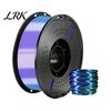 Gradient PLA Filament Three-Color Silk Filament, 1.75mm 1Kg Spool, Shiny Multicolor Smooth Output 3D Printer for DIY Printing Figurines Models Crafts