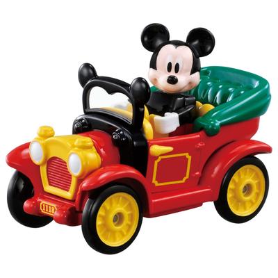 Takara Tomy Dream Tomica Disney Micky Maus Toon Miniatur-Autospielzeug für 3-Jährige und Erfüllt Spielzeugsicherheit ST-Zeichen Zertifiziert "Tomica Ride-On RD-01 & Auto" Hoch,