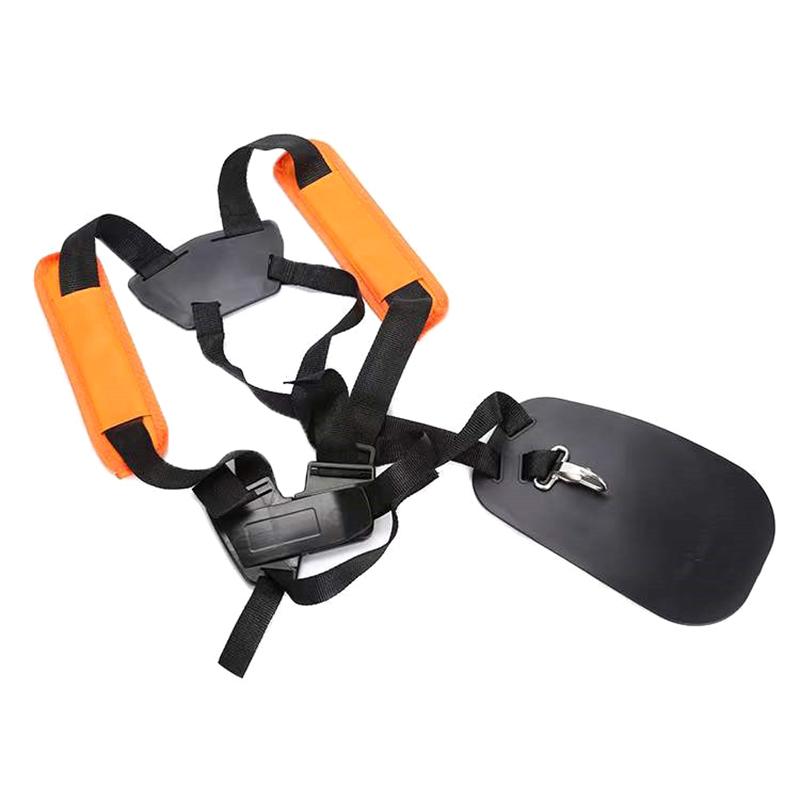 Brush Cutter Strap Trimmer Shoulder Strap Lawn Mower Harness Strap Labor Saving W Shape Double Shoulder Nylon Harness Strap