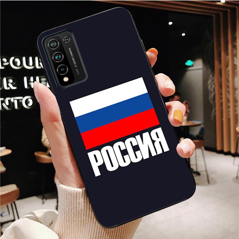 Russia Russian Flags Emblem Phone Case for Huawei Honor 50 10X Lite 20 7A 7C 8X 9X Pro 9A 8A 8S 9S 10i 20S 20lite 7X 10 lite