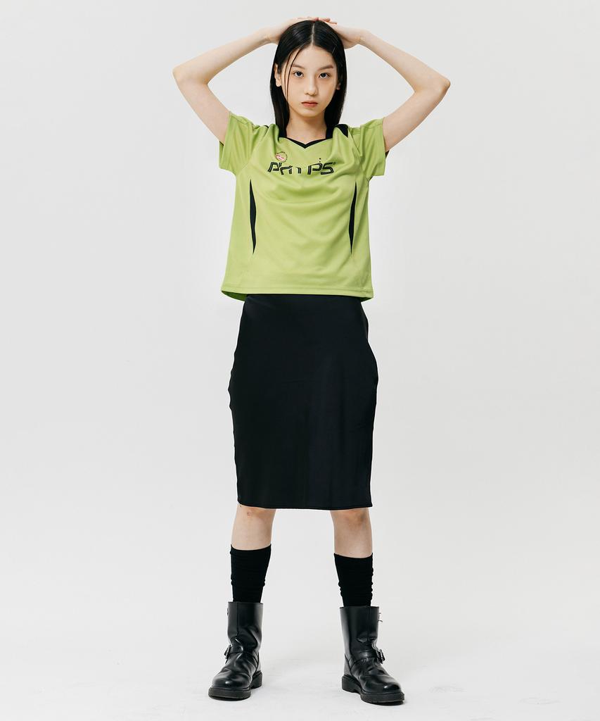 PHYSICAL DEPARTMENT Soccer Jersey V Neck Ss Citrus Green