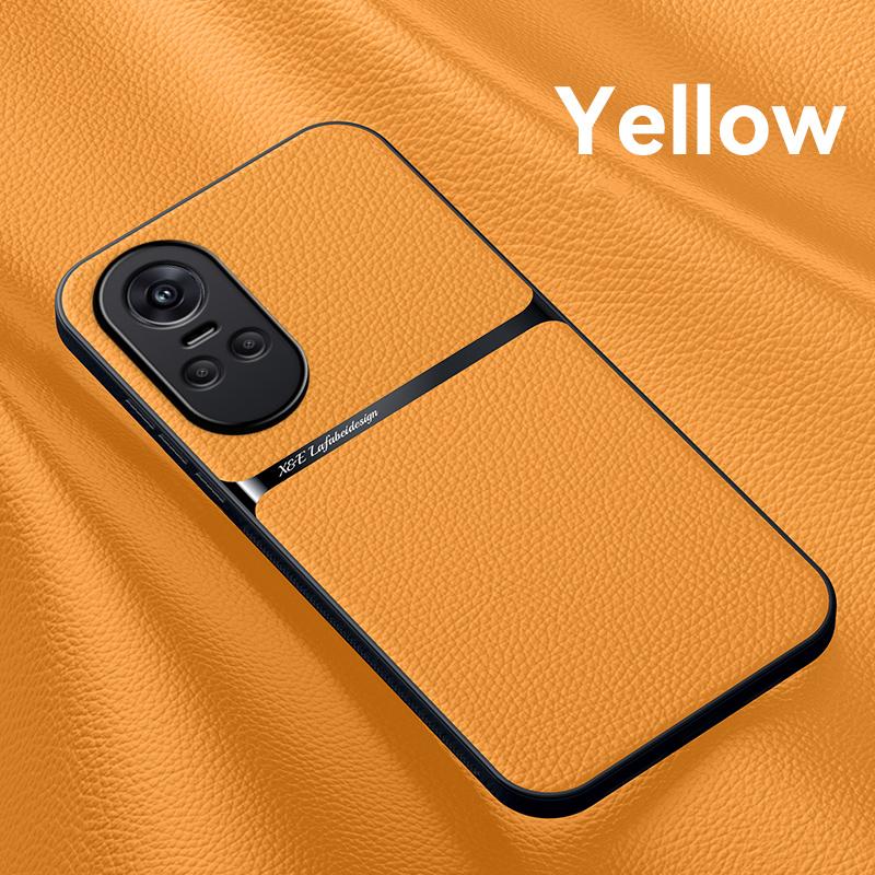 Luxury Solid Color Bumper Leather Phone Case For OPPO Find X6 X5 X3 Pro Shockproof Soft Back Cover For Reno 8 10 9 6 5 Pro Plus