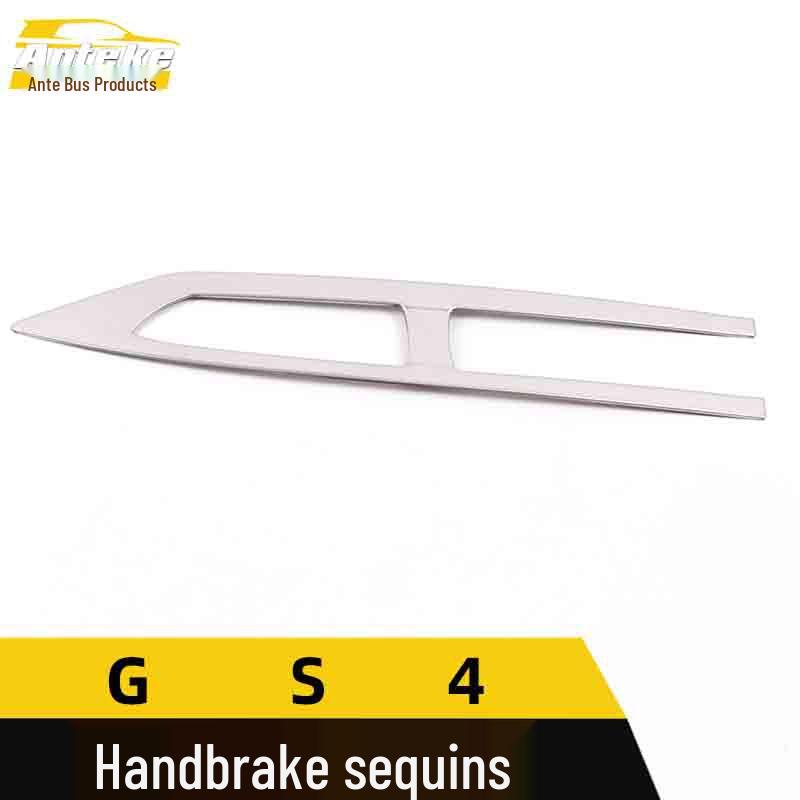 GS4 Handbrake Sequin Decorative Frame & Stainless Steel Center Console Gear Shift Patch