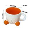 Cute Coffee Mug Adorable Home Kitchen Drinkware Ceramic Coffee Tea Cups for Wine Latte Water Hot Cocoa Cold Hot Drinks