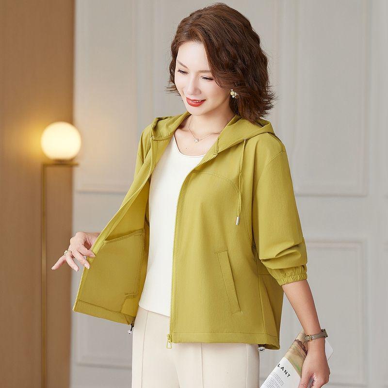 Spring & Autumn Versatile Casual Women's Short Windbreaker Jacket 2025 - Petite Style