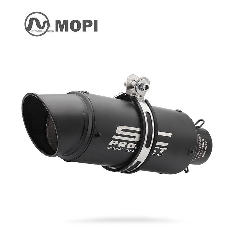 51mm Small Titanium-Iron Cannon Exhaust Pipe for SC Motorcycle Modification - Universal for Kawasaki, Chunfeng, Yamaha