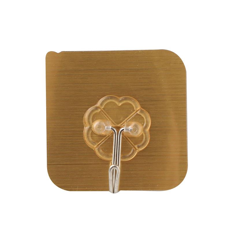 Ten-Pack Transparent No-Drill No-Trace Adhesive Hooks – Strong, Non-Falling