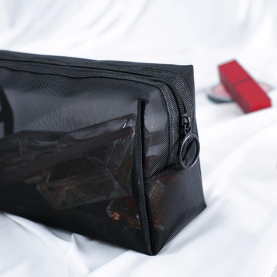 Tragbare transparente Reise-Kosmetiktasche, Make-up-Etui, Aufbewahrungstasche für Toilettenartikel