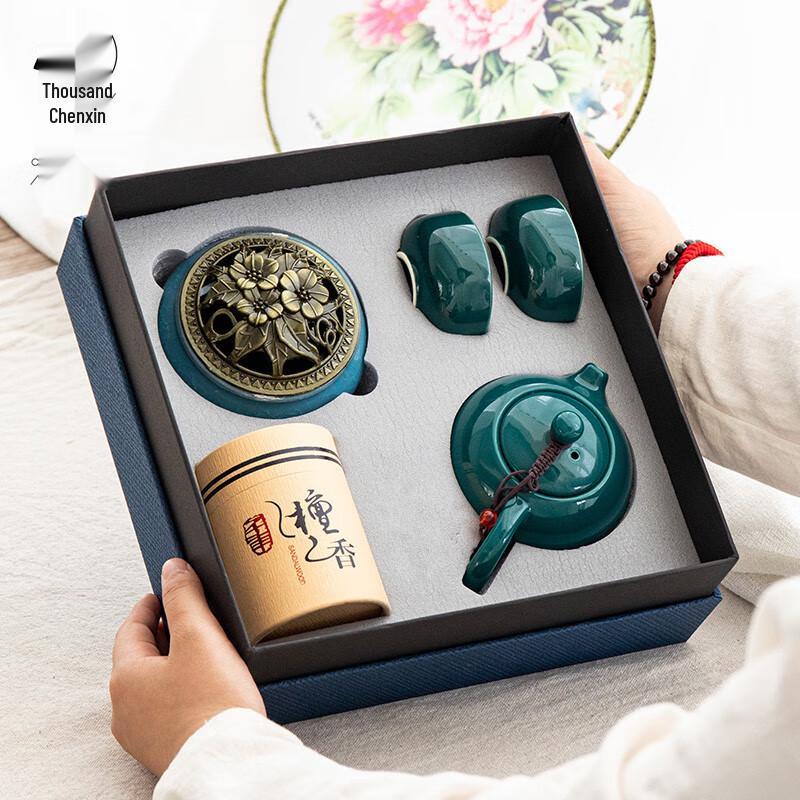 Керамический чайный набор Chaxun Guochao в подарочной упаковке
