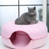 Cat Cave for Indoor Use, Multi-Cat Tunnel Bed with Detachable Features