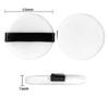 Crystal Fluff Super Soft Double-Sided Loose Powder Puff - Non-Absorbent Compact