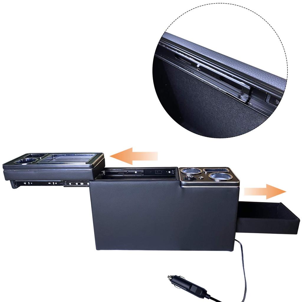SGALUPA Wireless Charging Console Box for Toyota and Armrest Console with USB Easy and Storage Box for 80 70 and 60 Series NOAH and Voxy, Noah,