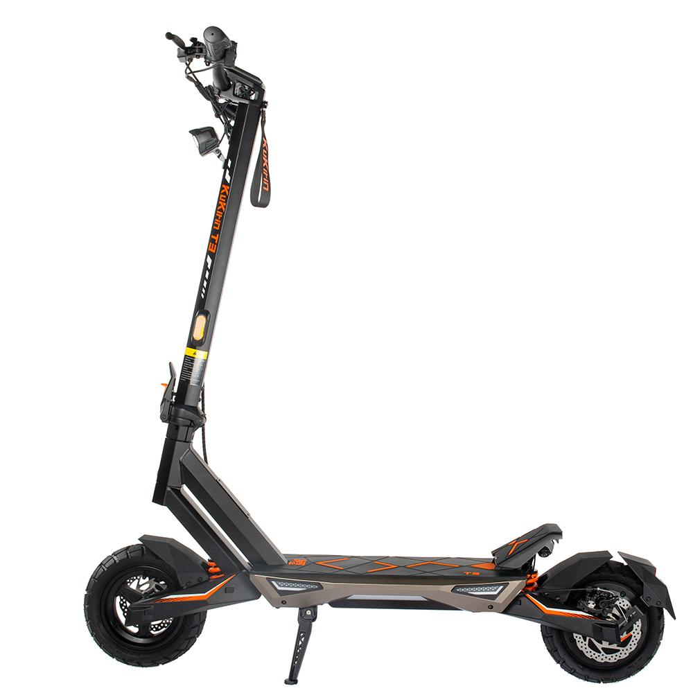 Trotinete Elétrica Adulto Kukirin T3 Motor 800W Trotinete Elétrica Dobrável Velocidade Máxima 45Km/h 48V 15.6AH Autonomia 58Km Carga 120KG Preto