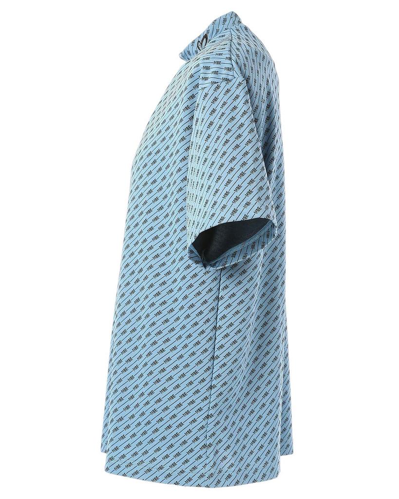 Master Bunny Kurzarm Hoher Kragen Shirt Logo Golf Unterhemd 5 Herren (Verzerrtes Muster) / / 758-5167503 110_Sax [L]