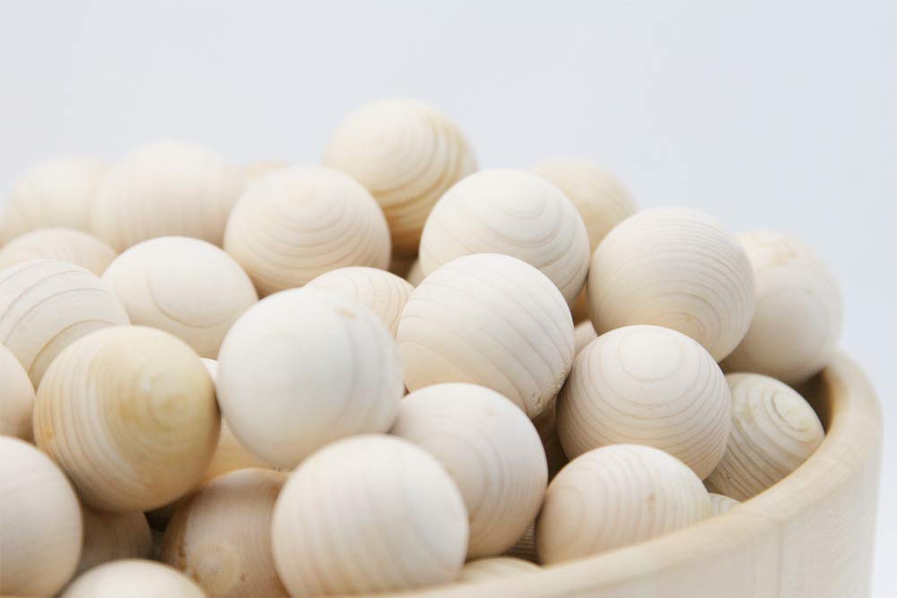 [Hinoki Village: Healing Hinoki Products] Japanese Hinoki Scented Balls (12 Pieces)