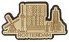 Printtoo Souvenir Wooden Engraved Amsterdam City of Netherlands Custom Fridge Magnet