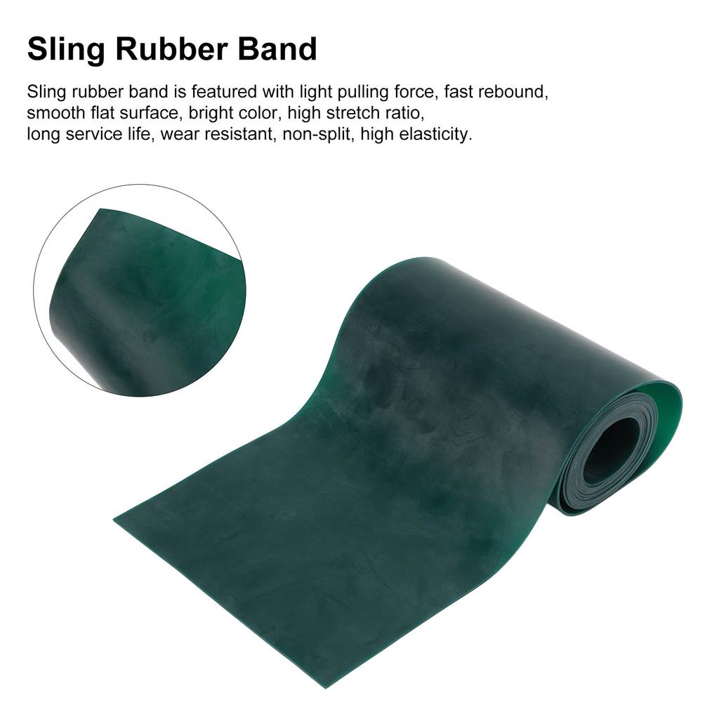 Proca Płaska Guma 1,2 mm Grubość 2 m Długość Elastyczna Wymiana Bungee do Katapulty Polowanie Proca